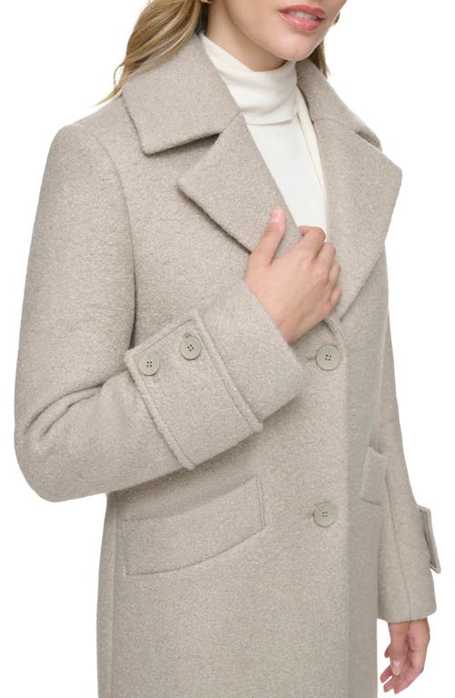 Andrew Marc Women's Regine Pressed Bouclé Wool Coat In Stone