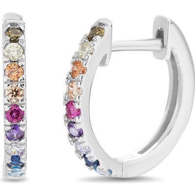 Lesa Michele Huggie Hoop Earrings