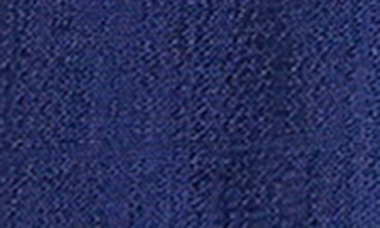 Shop English Factory Contrast Merrow Stitch Babydoll Dress In Navy