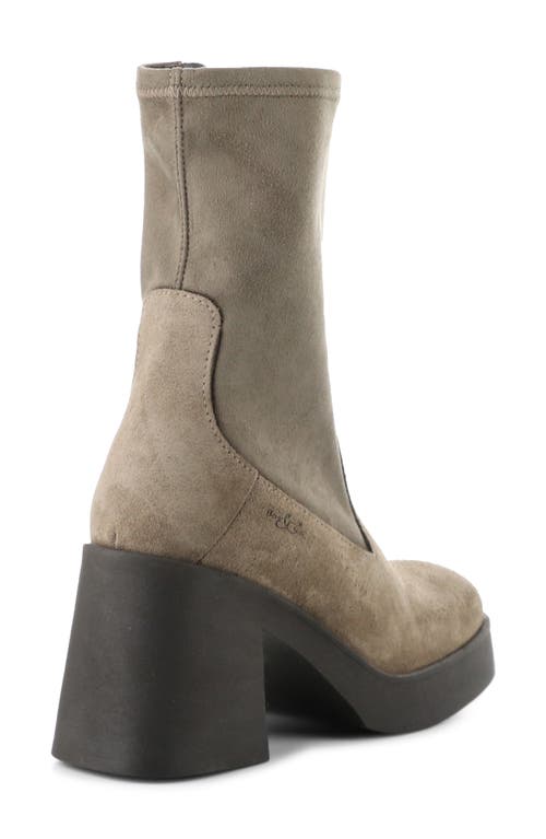 Shop Bos. & Co. Vivica Bootie In Taupe