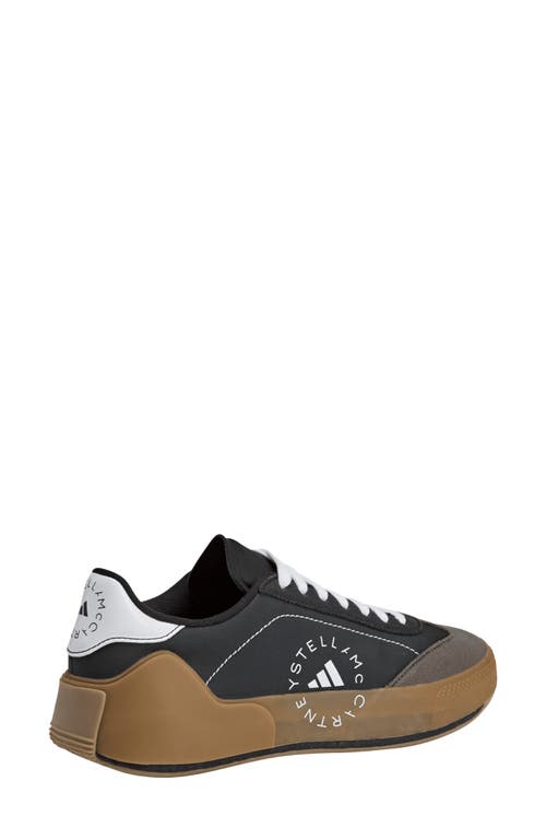 Adidas By Stella Mccartney Court Boost Tennis Sneaker In White/gum/core Black
