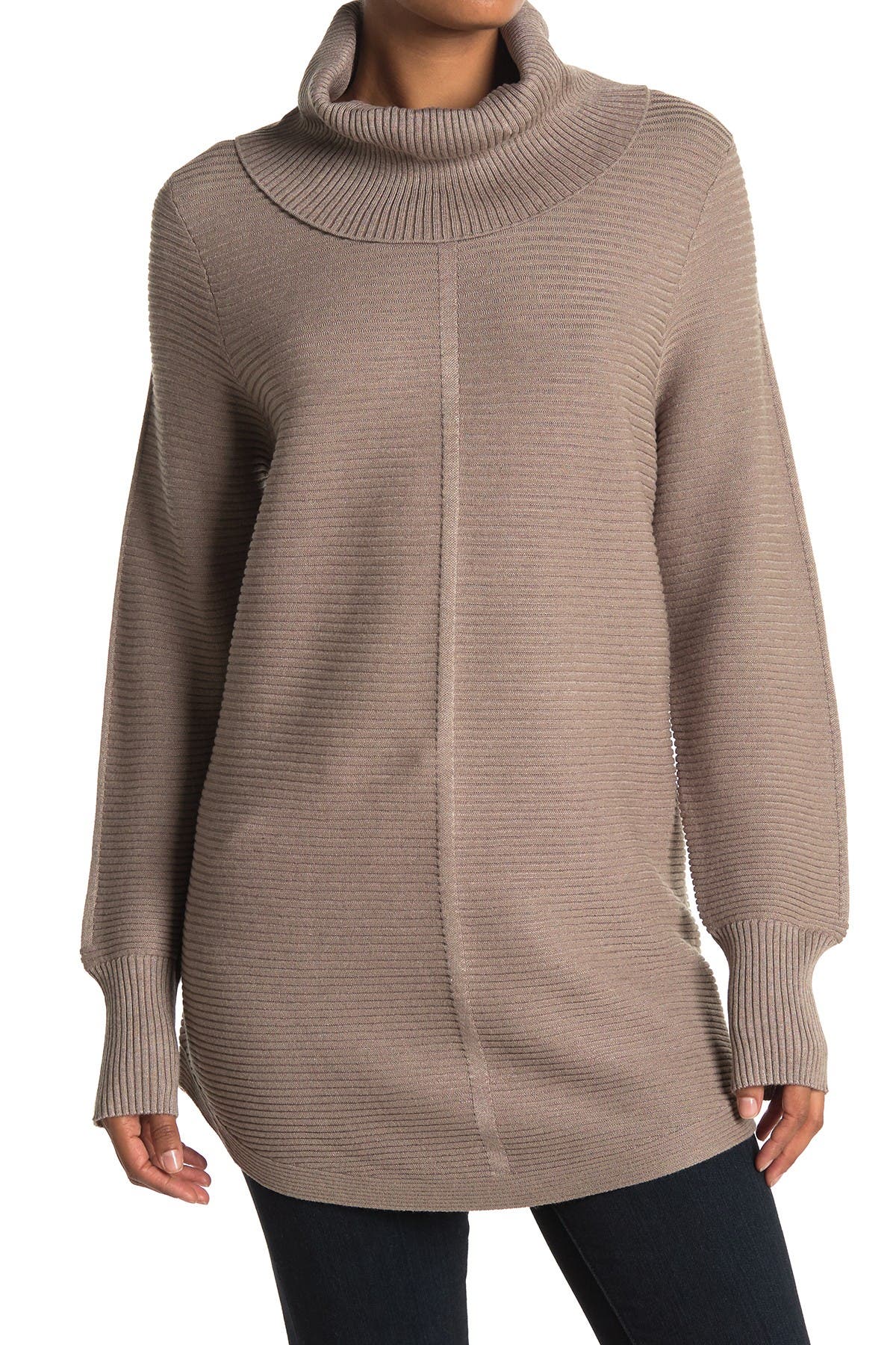 Cyrus Ottoman Rib Knit Turtleneck 