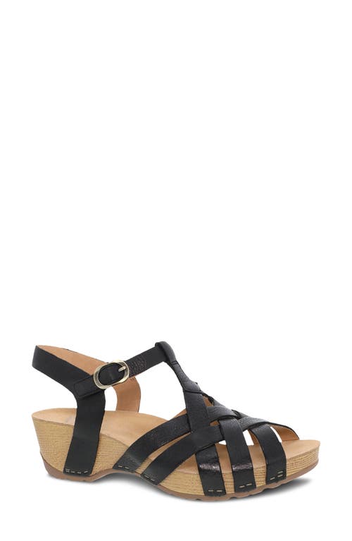 Dansko Tinley Platform Sandal Black at Nordstrom,