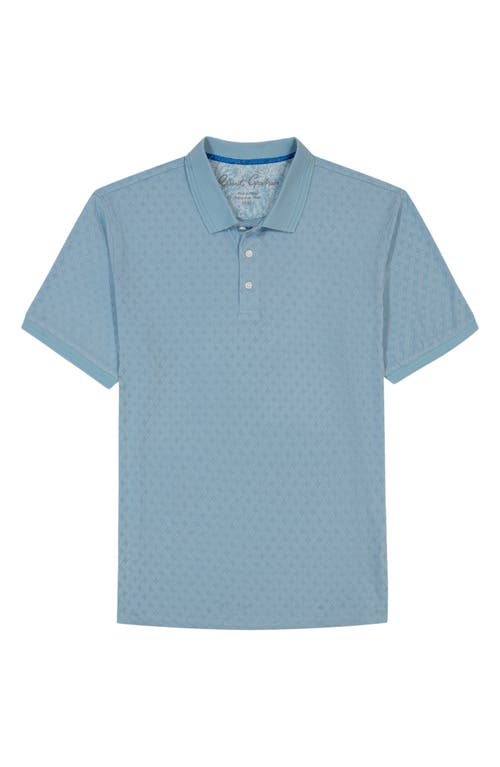 Robert Graham Elias Basket Weave Polo In Light Blue