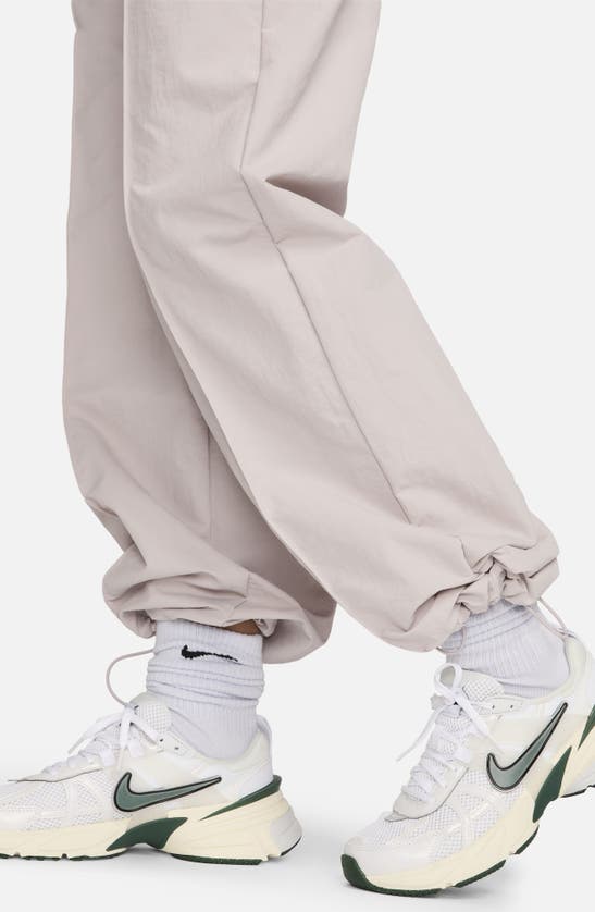 Shop Nike Wide Leg Pants In Platinum Violet/ Sail