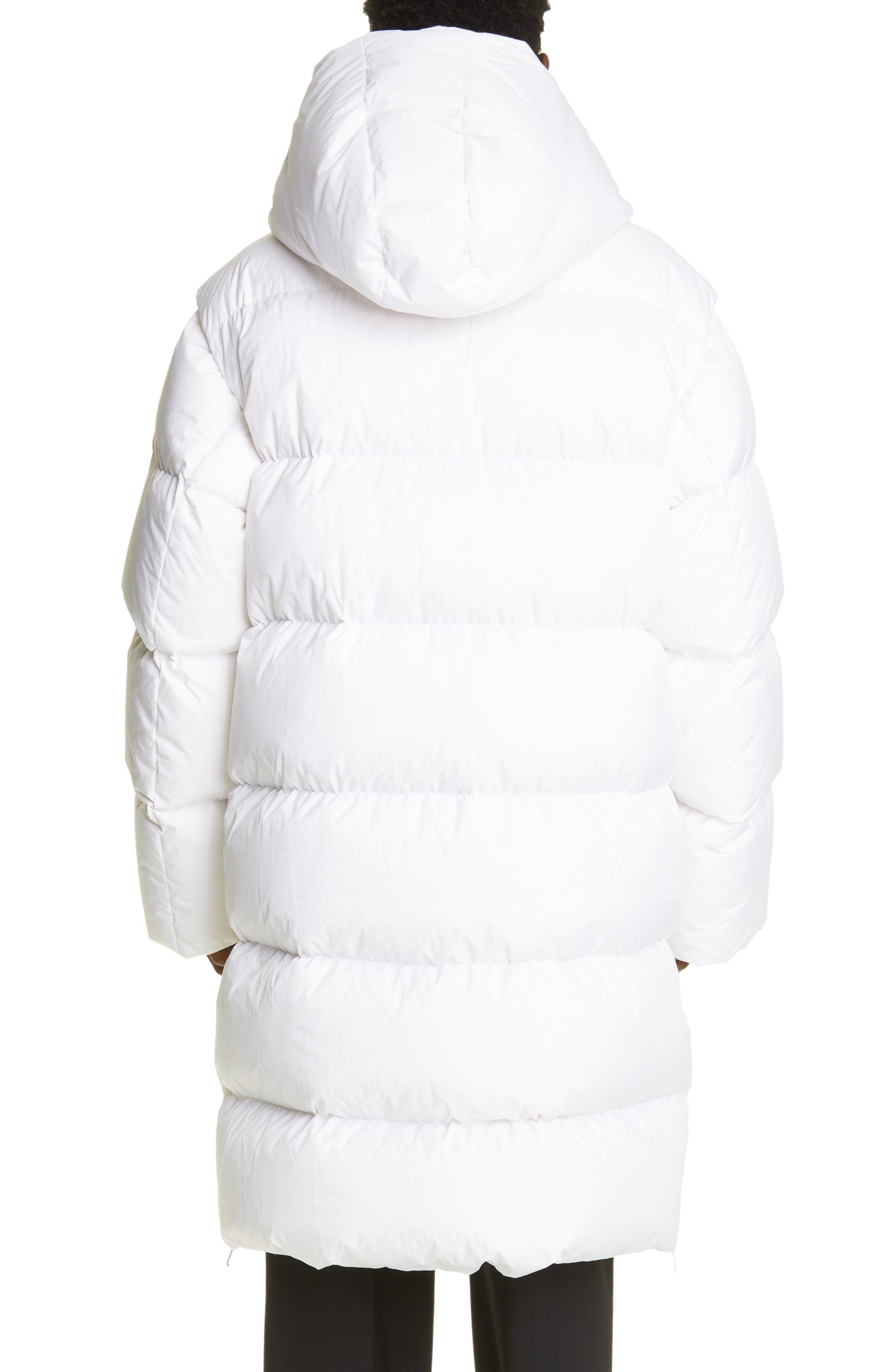 off white bubble coat