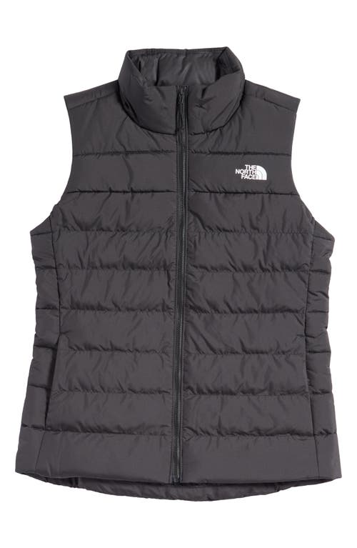 The North Face Aconagua 3 Puffer Vest In Tnf Black-npf