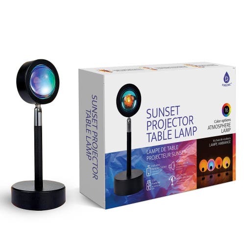 Pursonic Sunset Projector Table Lamp In White