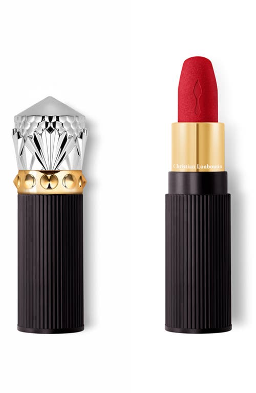 Christian Louboutin Rouge Louboutin Velvet Matte On the Go Lipstick in Red Dramadouce 005 at Nordstrom