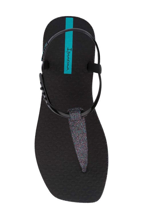 Shop Ipanema Glitter Sandal In Black/glitter Black