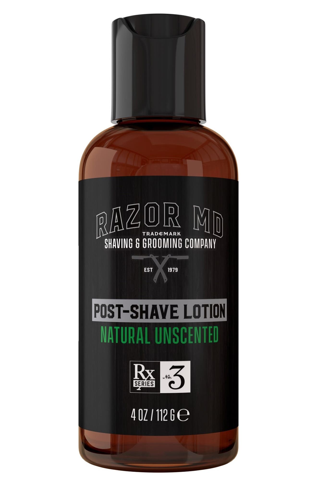 Razor Md Natural Unscented Post Shave Lotion