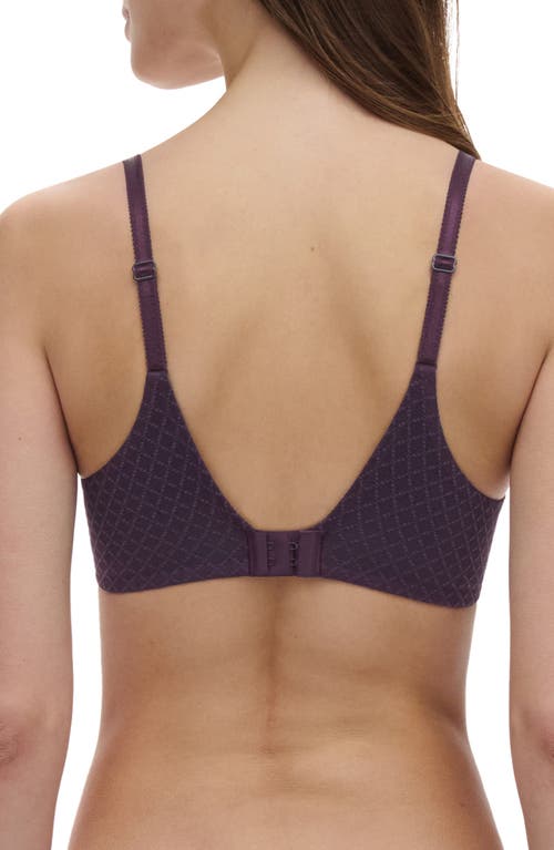 Shop Chantelle Lingerie Norah Chic Underwire T-shirt Bra In Aubergine