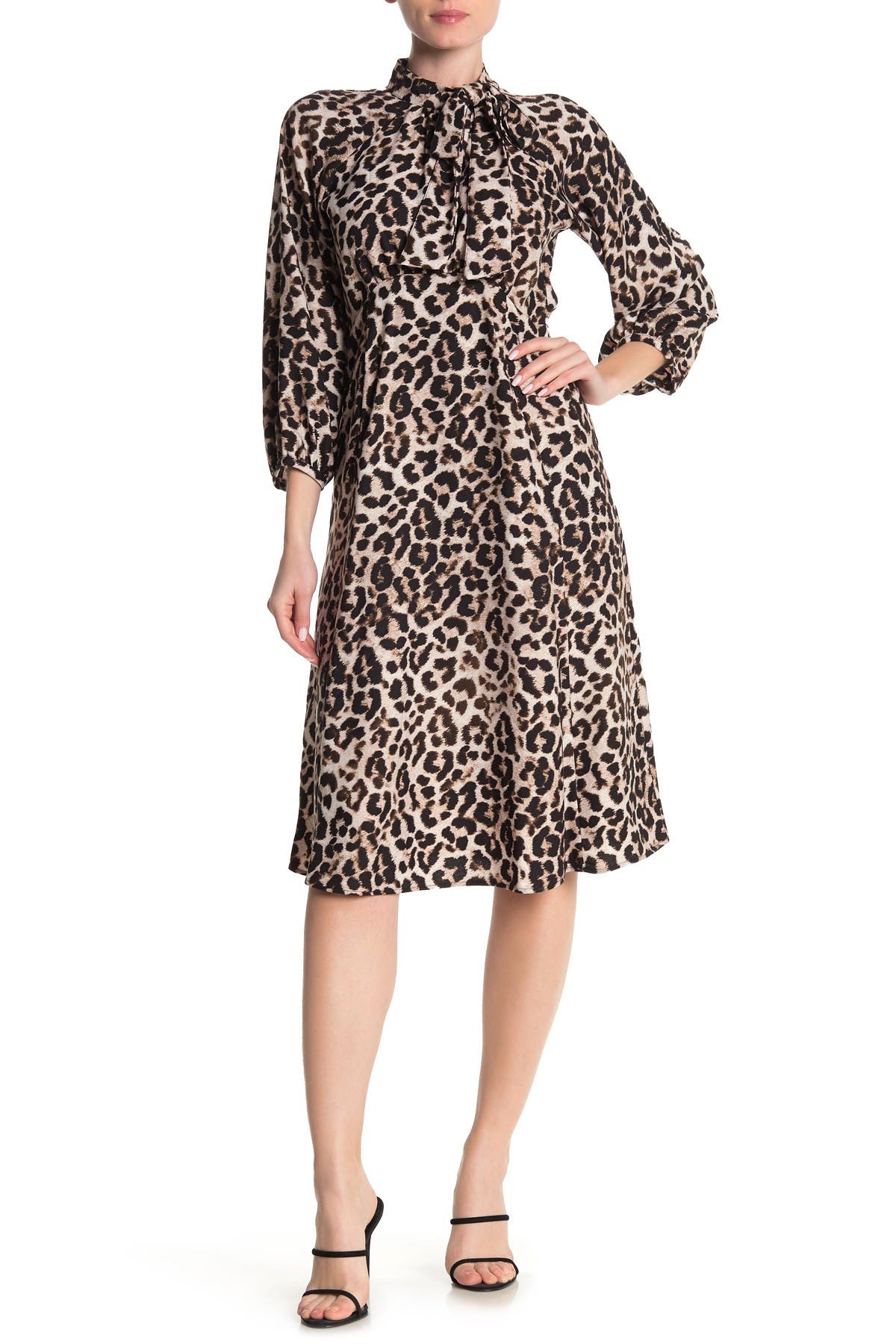 leopard print dress designer