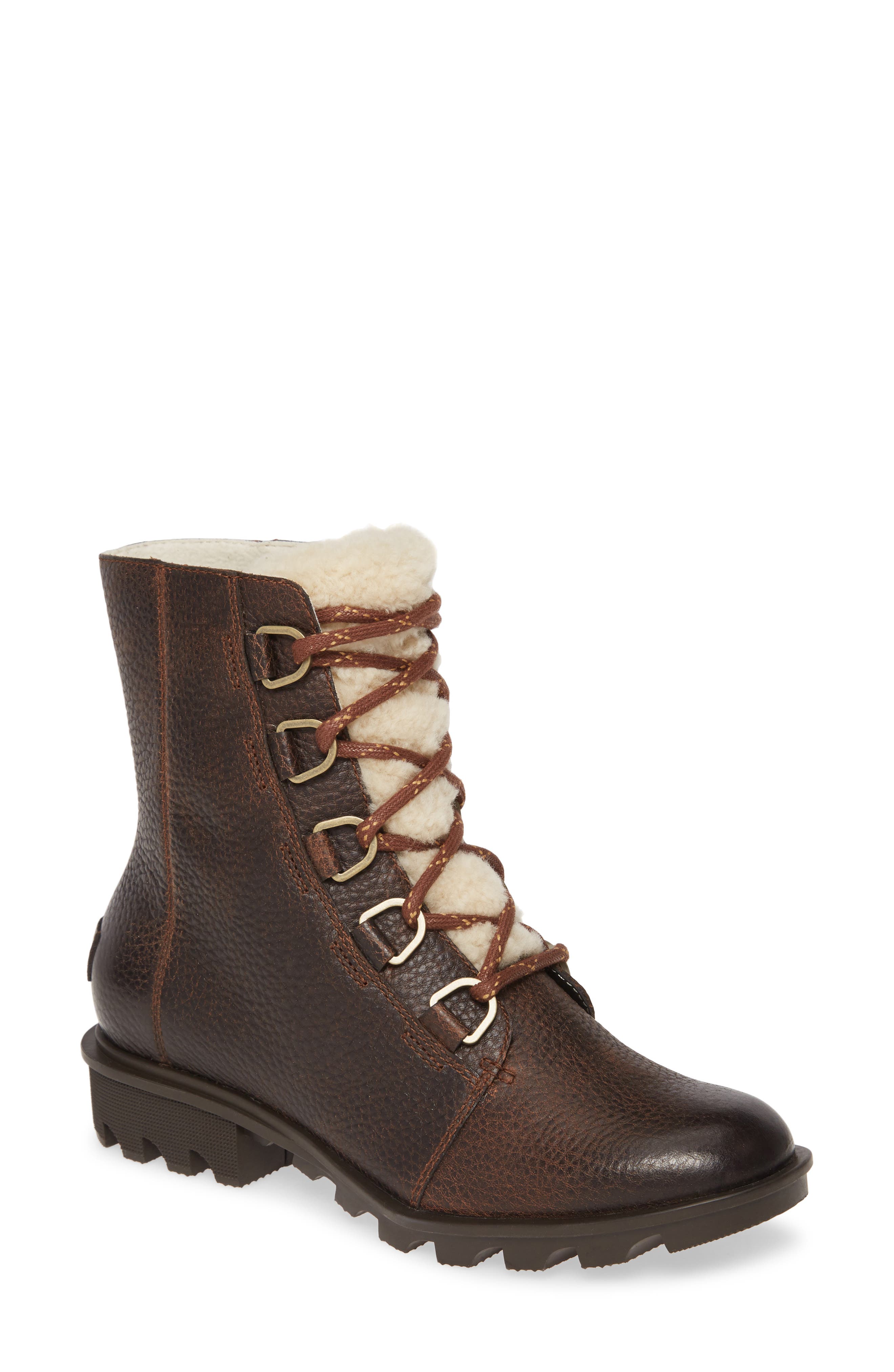 women's phoenix lace shearling boot