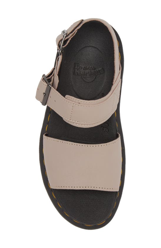 Shop Dr. Martens' Voss Quad Platform Slingback Sandal In Vintage Taupe