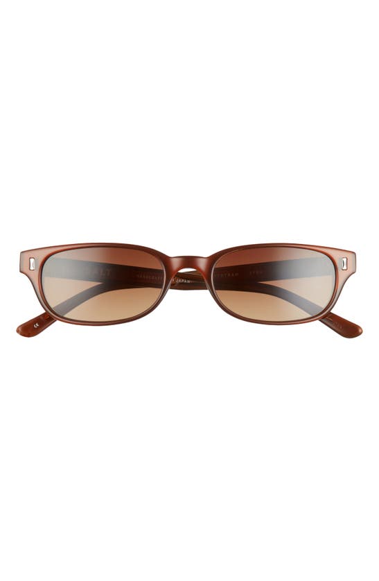Salt Bertram 53mm Polarized Sunglasses In Coffee Black/ Brown Gradient