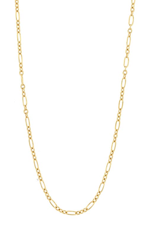 Bony Levy 14K Gold Figaro Chain Necklace in 14K Yellow Gold at Nordstrom, Size 16