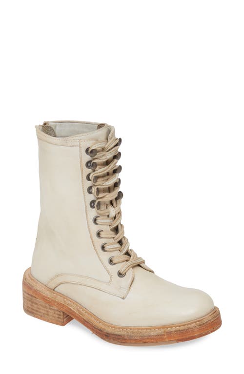 Free People Santa Fe Bootie in Cream Leather at Nordstrom, Size 6Us