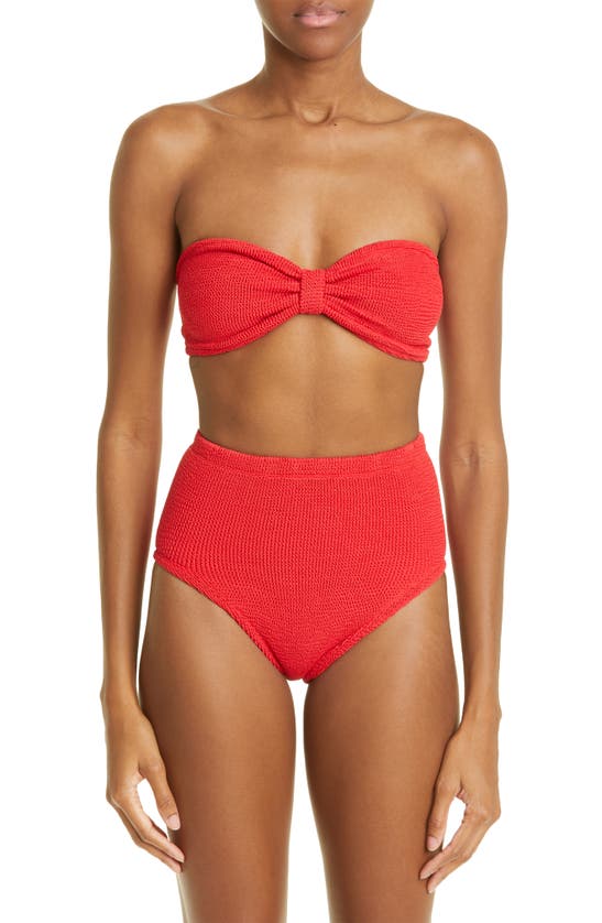 Hunza G Ruby Two-piece Swimsuit In Red