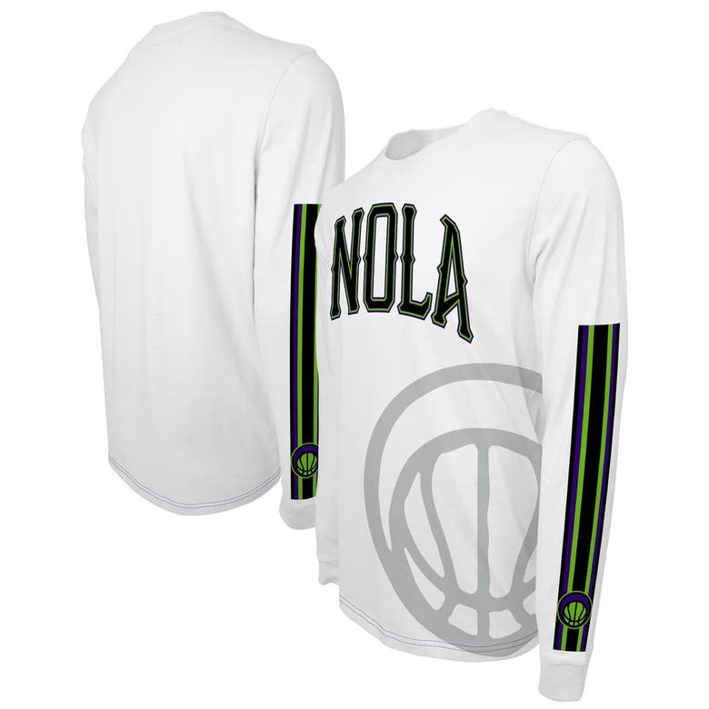 Shop Stadium Essentials Unisex  White New Orleans Pelicans 2023/24 City Edition Scoreboard Long Sleeve T-s