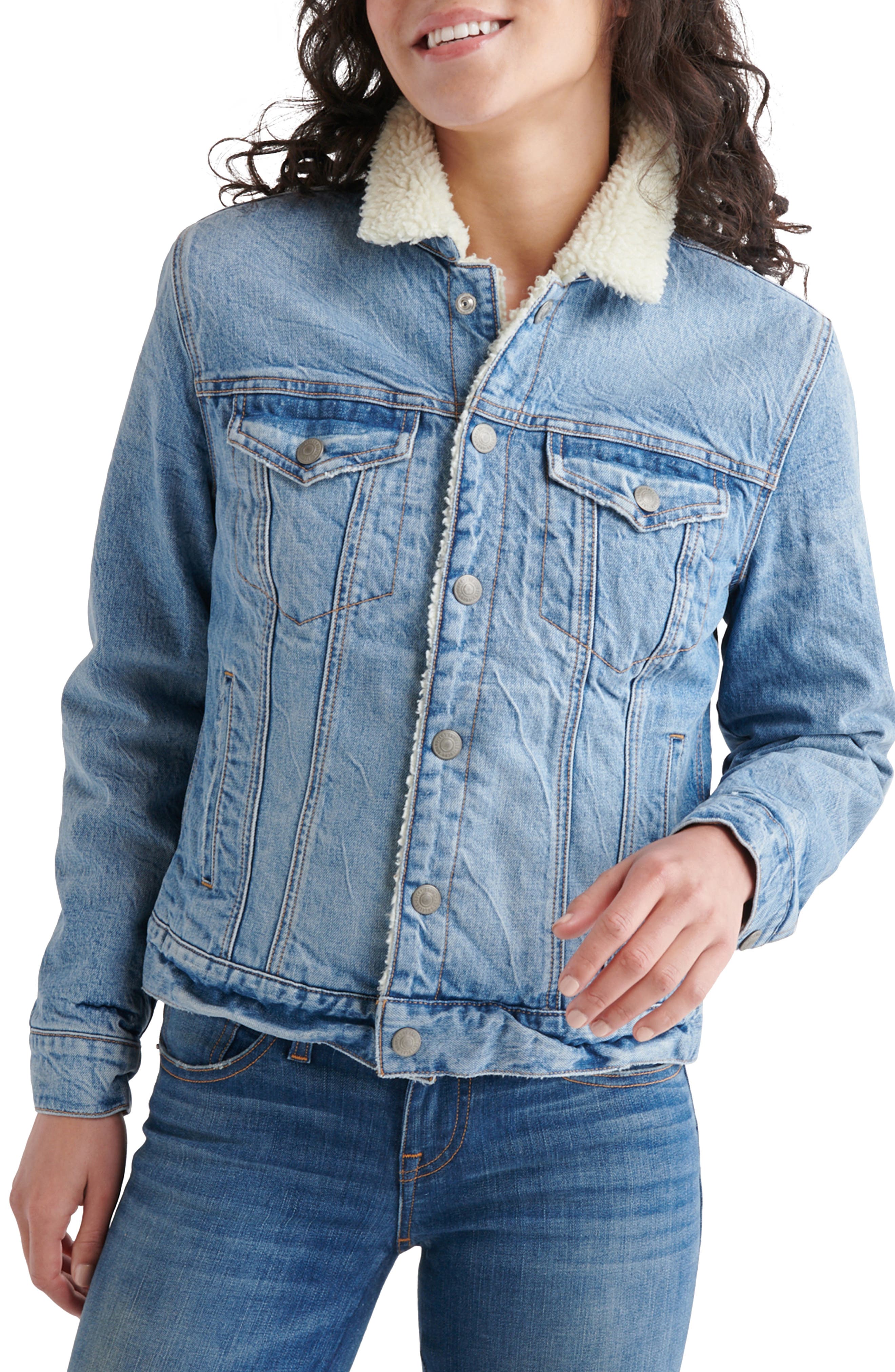 lucky brand shearling jacket