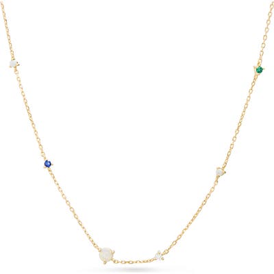 Lesa Michele Cubic Zirconia Station Necklace