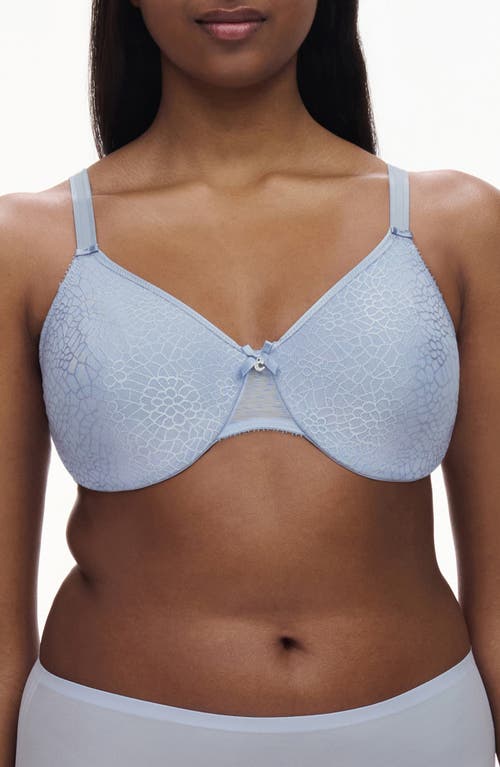 Shop Chantelle Lingerie C Magnifique Underwire Minimizer Bra In Slate Blue