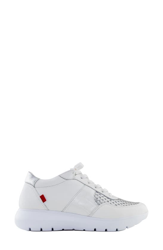 Shop Marc Joseph New York Banes Court Sneaker In White Napa Soft