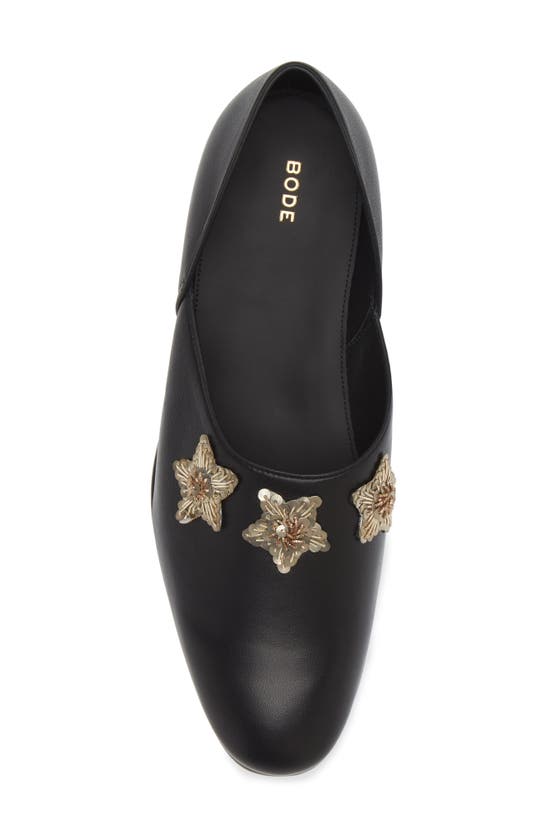 Shop Bode Bullion Star Slip-on Shoe In Black