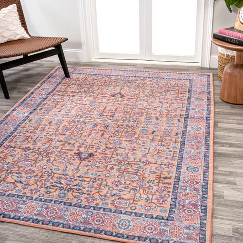 Jonathan Y Kemer All-over Persian Machine-washable Area Rug In Multi