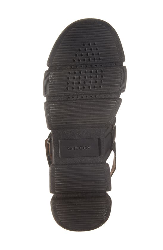 Shop Geox Lisbona Slingback Sandal In Black