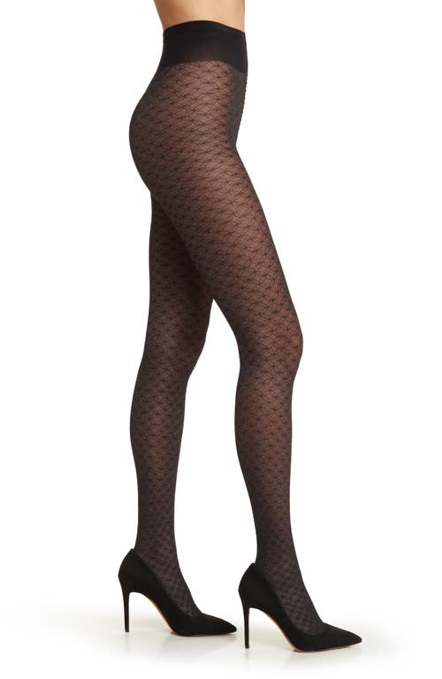 Oroblu Sparkly Lace Tights Black at Nordstrom,