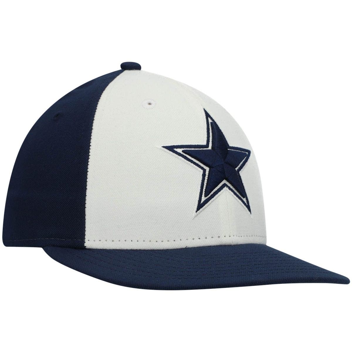 white fitted dallas cowboys hat