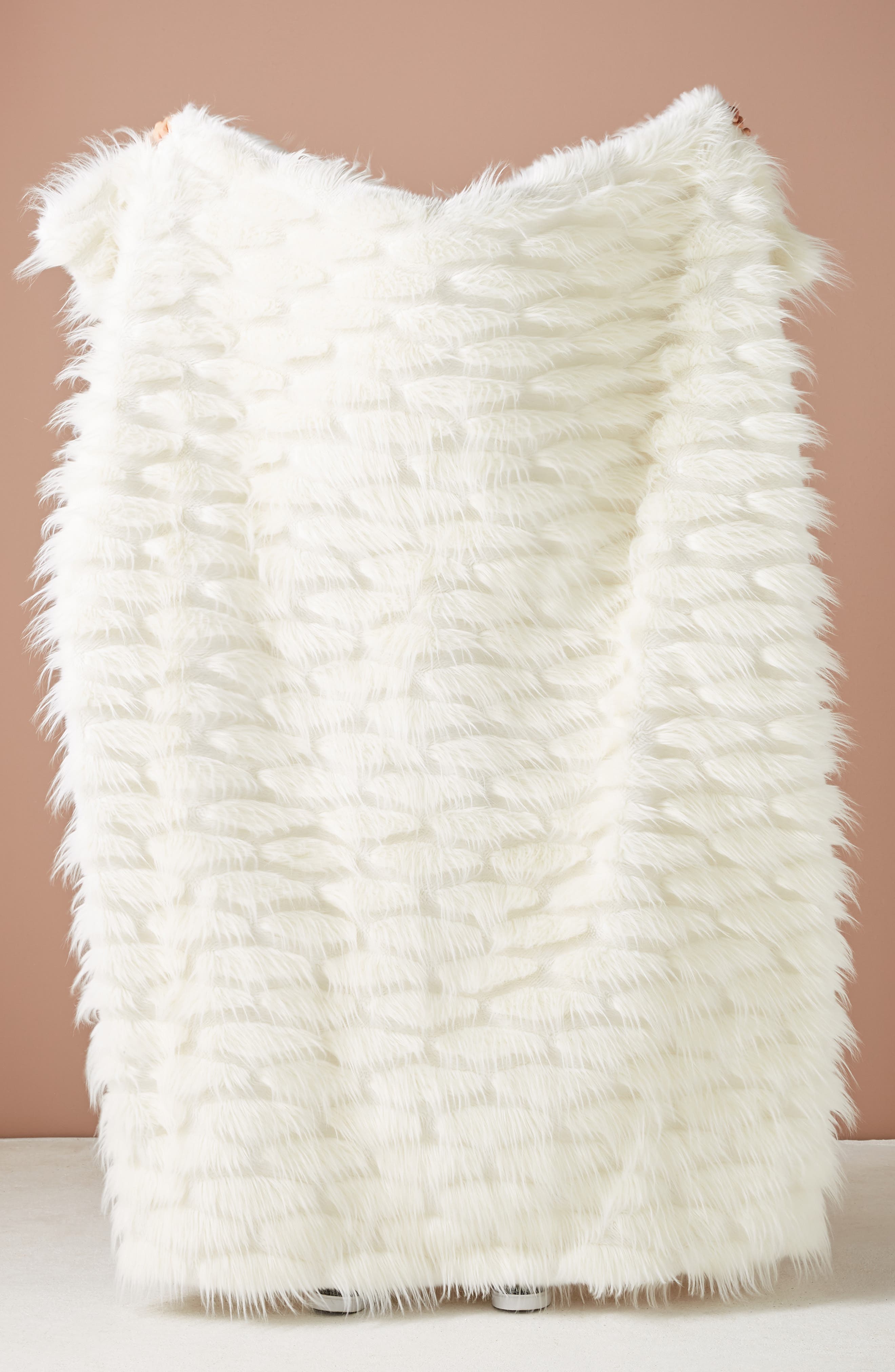 Anthropologie Faux Fur Throw Blanket Nordstrom