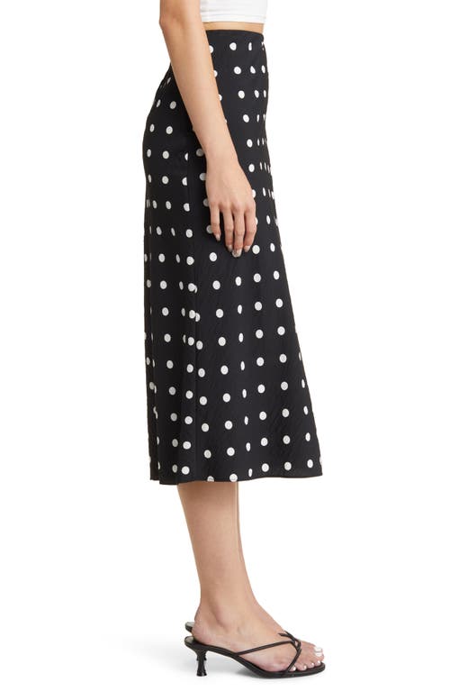 Madewell The Layton Midi Slip Skirt In True Black