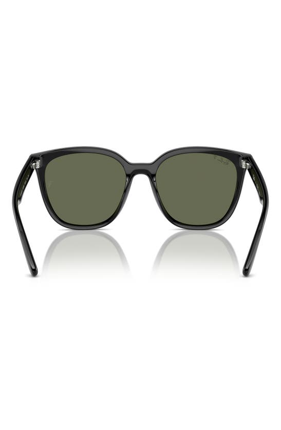 Shop Ray Ban Ray-ban 66mm Polarized Oversize Irregular Sunglasses In Black