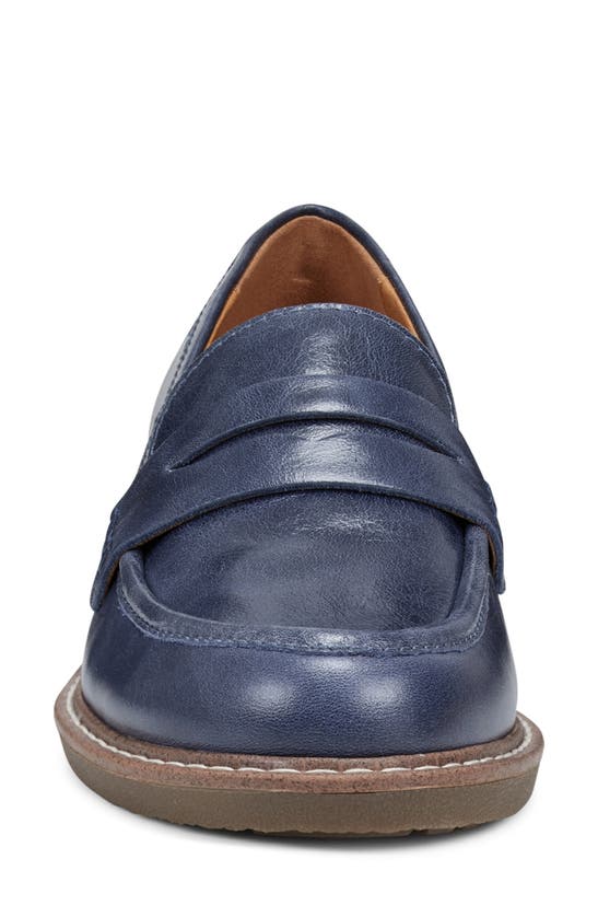 Earth Women's Javas Slip-on Penny Loafers In Dark Blue