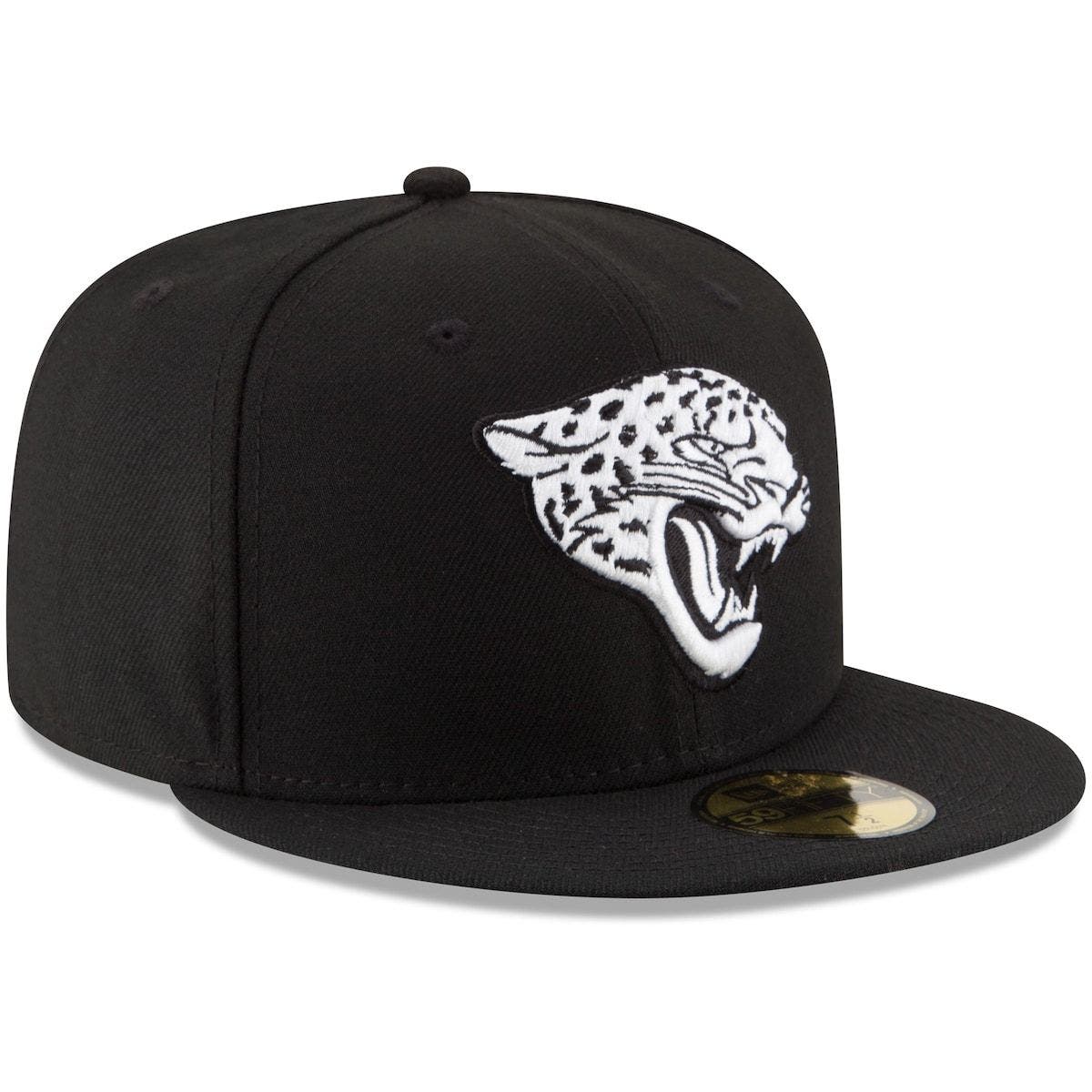 New Era Men's New Era Black Jacksonville Jaguars B-Dub 59FIFTY Fitted ...