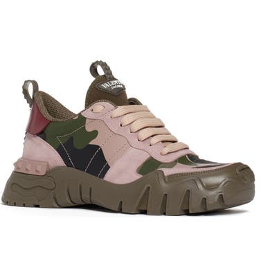 Valentino Rockrunner Sneaker, Green