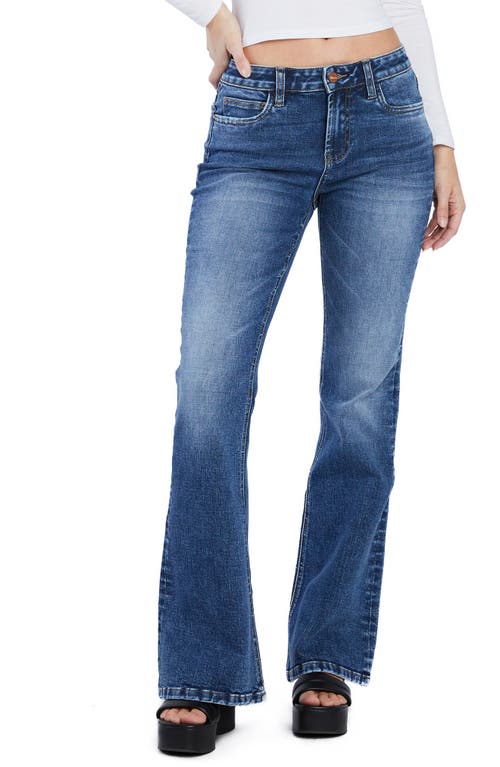 Hint Of Blu Flare Jeans In New Orleans Blue