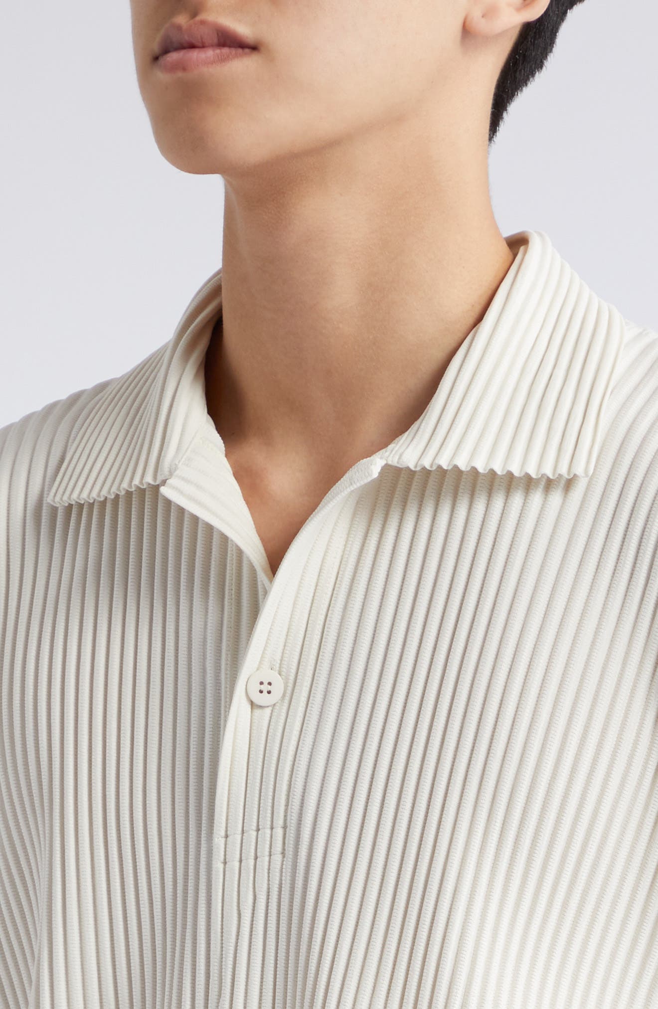 Homme Plissé Issey Miyake Monthly Colors June Pleated Polo in 03 
