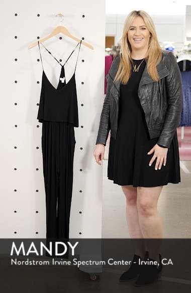 bb dakota one and done racerback jumpsuit