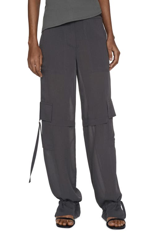 Shop Mango Cargo Pants In Medium Brown