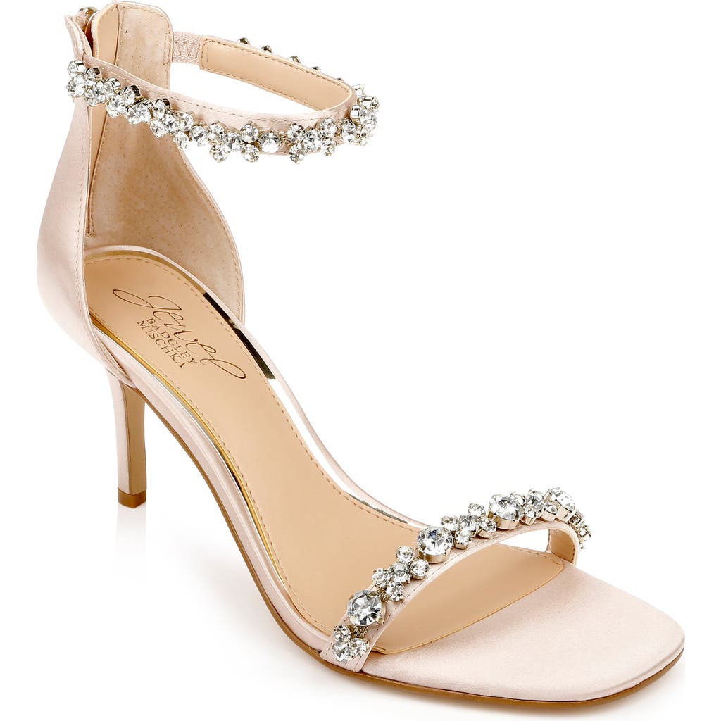 Jewel Badgley Mischka Dustyn Metallic Sandal In Champagne