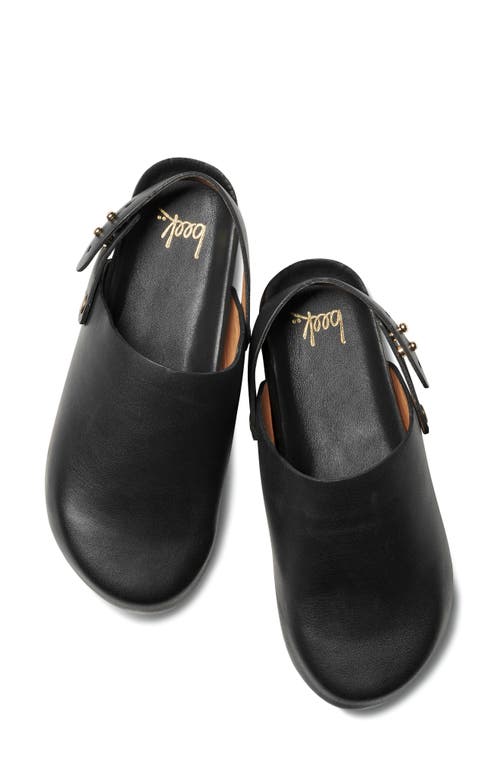 Shop Beek Brant Leather Clog In Black