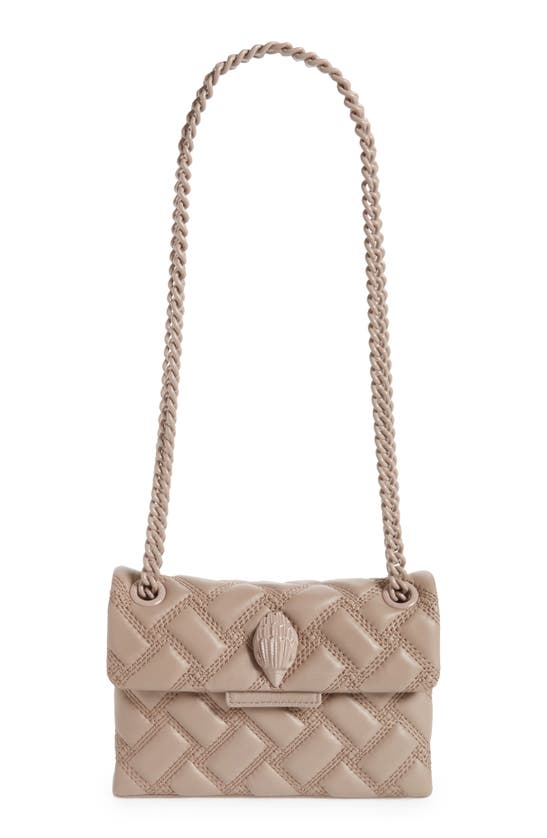 Kurt Geiger Kensington Leather Mini Crossbody Bag In Light/ Pastel Pink ...