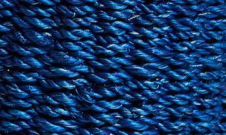 Sacai Small S-basket Woven Raffia In Blue