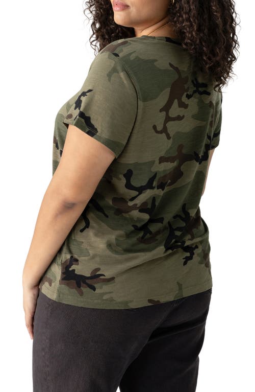 Shop Sanctuary The Perfect T-shirt In Hiker Camo