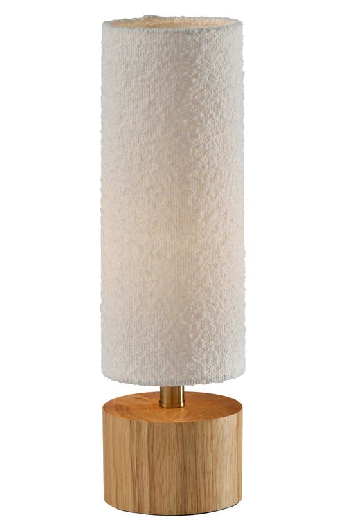 Adesso Lighting Brayden Table Lantern In Natural Wood