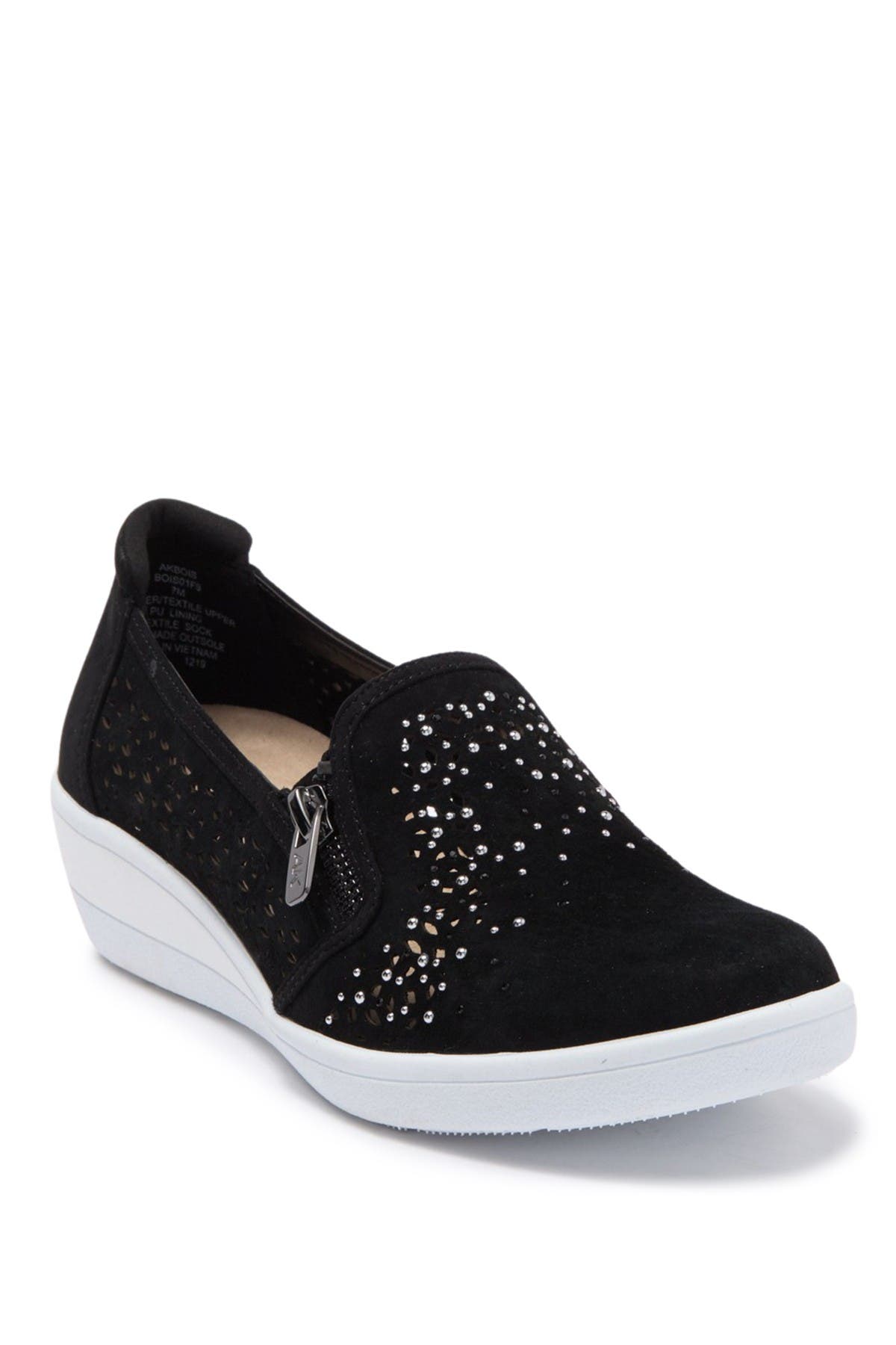 anne klein zymone embellished sneakers